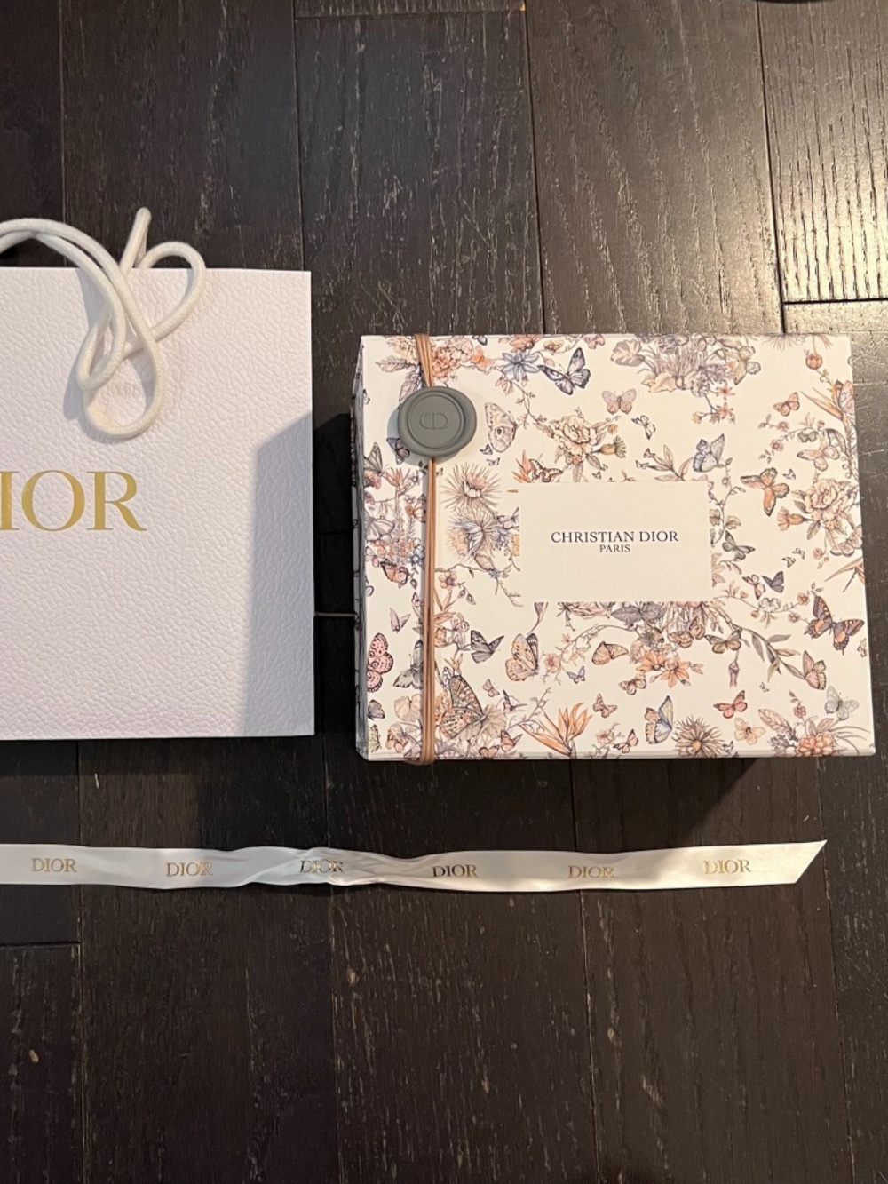Christina Dior limited edition butterfly gift box set RARE storage decoration